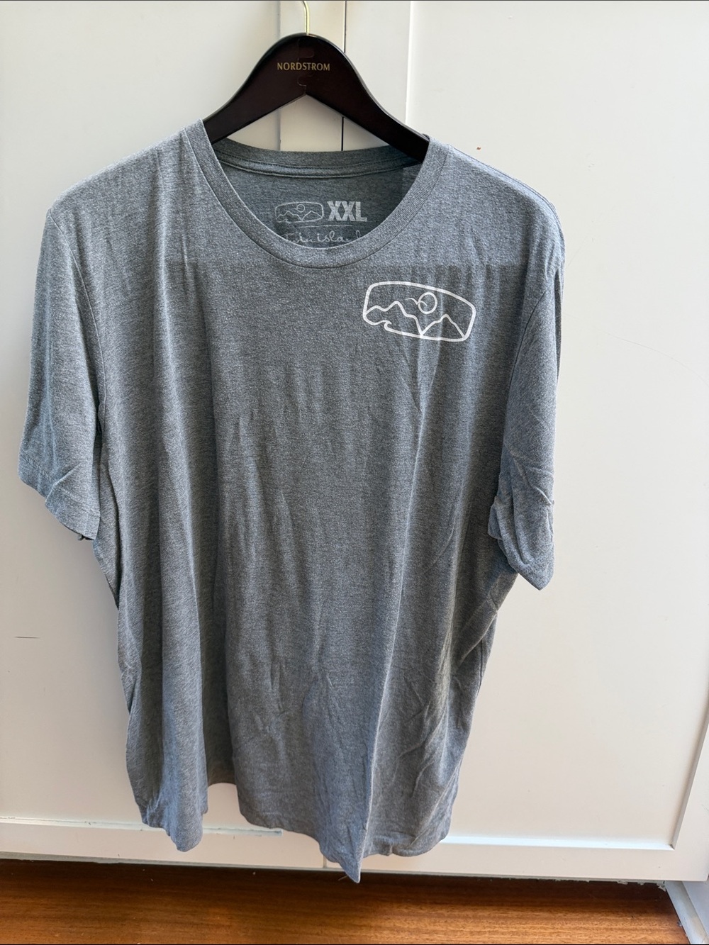 Men's Gray Short Sleeve Graphic Tee - XXL